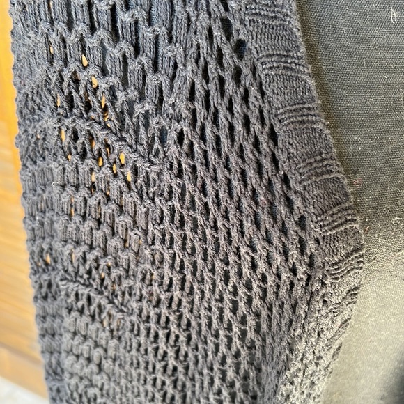 Final touch, black, hooded cardigan,Size M/L - Picture 2 of 4